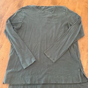 Athleta Long Sleeve Shirt - Dark Green